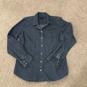 JCREW factory denim shirt
